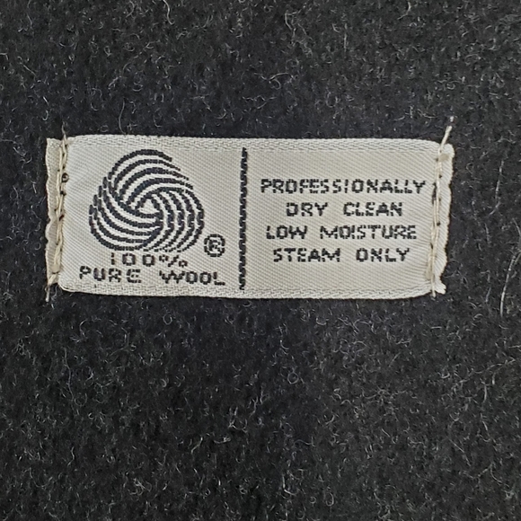 Vintage J.G.Hook Black Wool Womens Coat - Picture 5 of 8